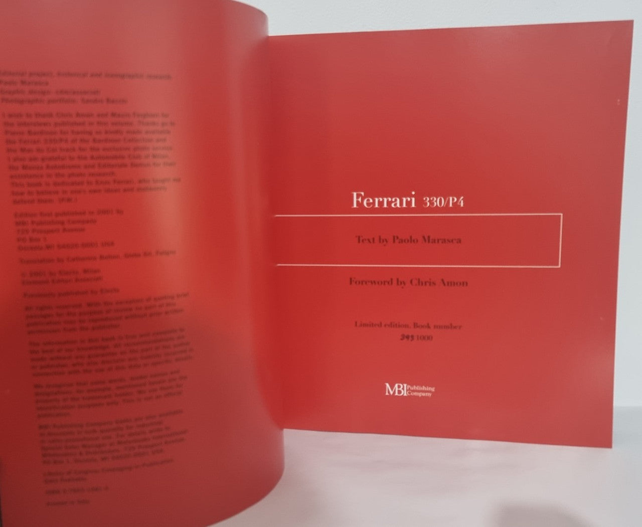 Ferrari 330 P4 Buch 330/P4 (Paolo Marasca) (9780760310816)