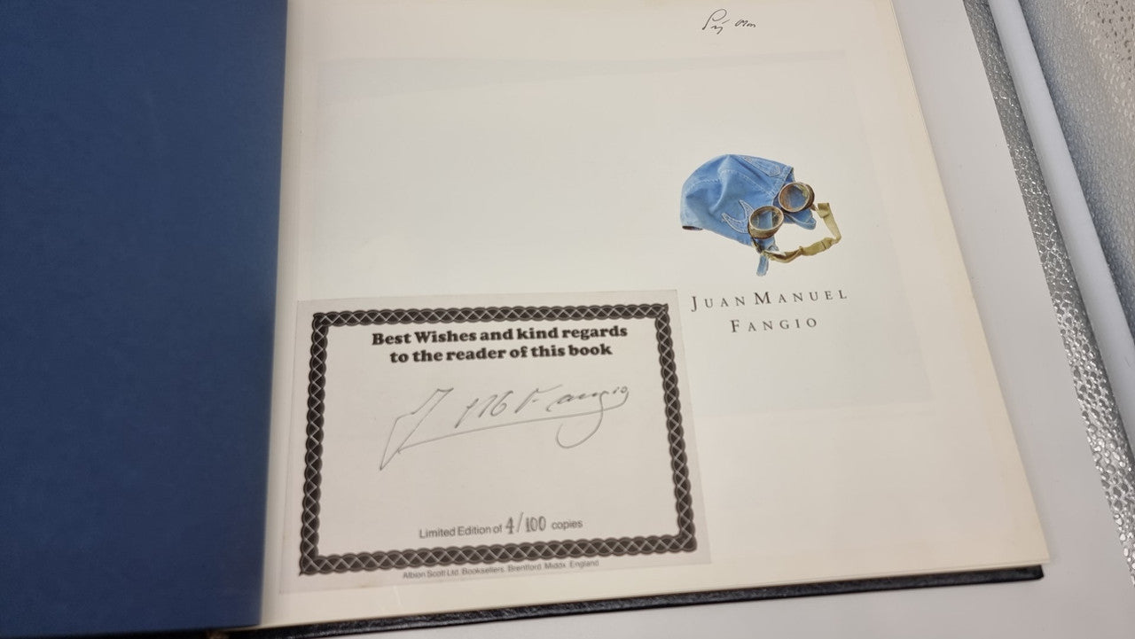 Fangio - A Pirelli Album (by Stirling Moss, Limited Edition signed by Juan-Manuel Fangio)