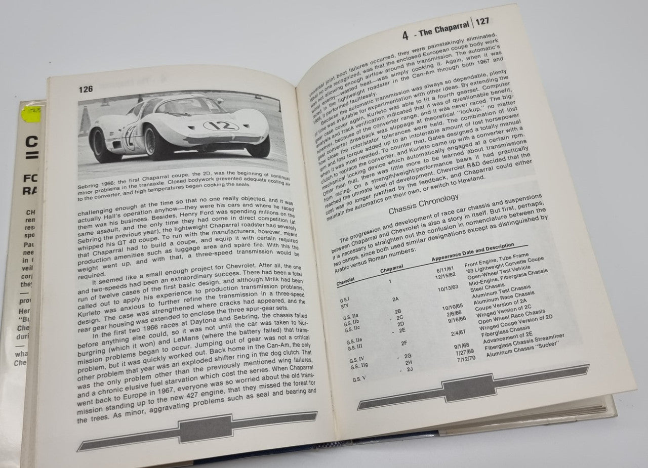 Chevrolet-racing ...?: Fourteen years of raucous silence (Paul Van Valkenburgh, 1972) (9780877990338)