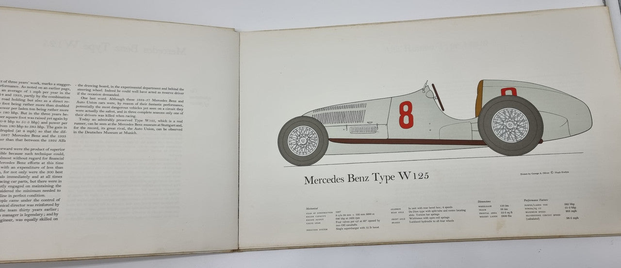 Historic racing cars, 1907-60 (Hardcover by Laurence Pomeroy, George A. Oliver, 1963)