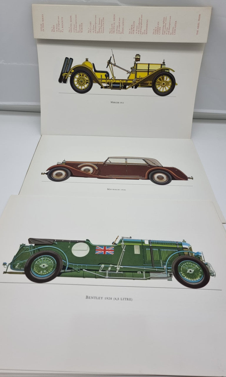 Old Cars - 18 Prints with descriptive text (Philip L. Sumner, The Ariel Press)