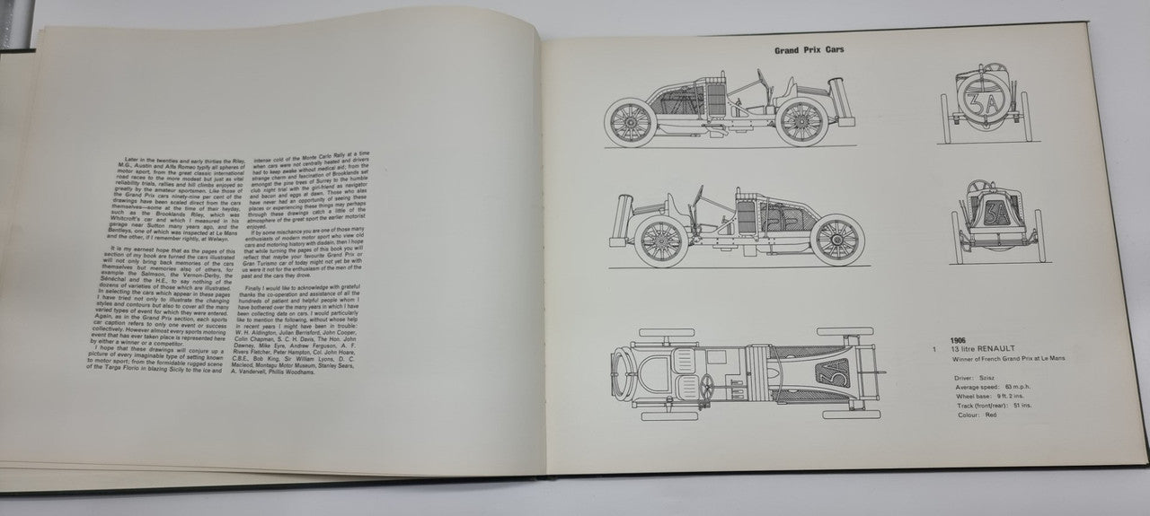 Grand Prix and Sports Cars First Edition 1965 (drawn by Rex Hays)