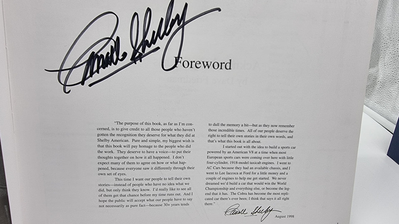 Remembering The Shelby Years,1962-1969 (Signed By Carroll Shelby and Dave Friedman, 1998) (9780966779899)