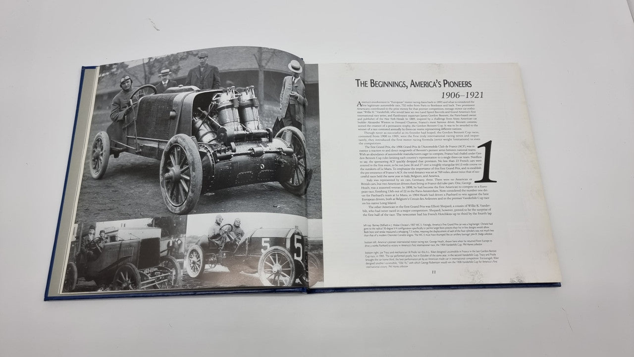 American Grand Prix Racing: A Century of Drivers & Cars (hardcover in Slipcase, Tim Considine, 1997) (9780760302101)