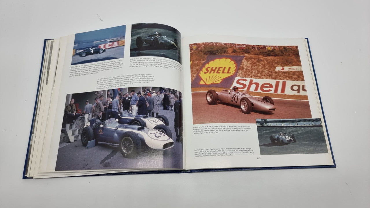 American Grand Prix Racing: A Century of Drivers & Cars (hardcover in Slipcase, Tim Considine, 1997) (9780760302101)