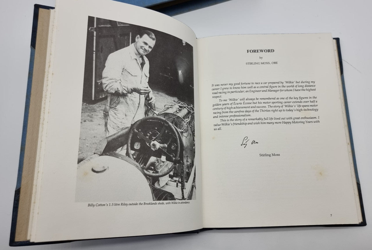 Wilkie - The Motor Racing Legend (Signed, Limited Edition In Slip Case, W.E. Wilkinson, 1987)