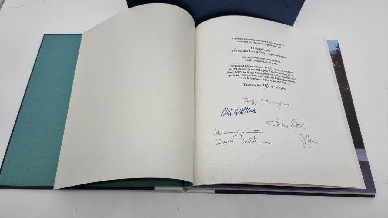 Cunningham - The Life and Cars of Briggs Swift Cunningham (De luxe Edition Limited to 150) Signed)