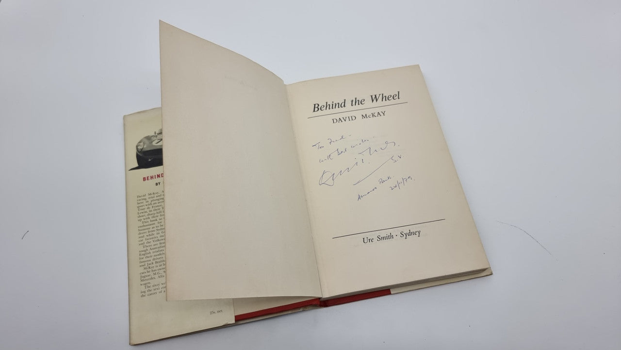 Behind The Wheel (David McKay, Signed)