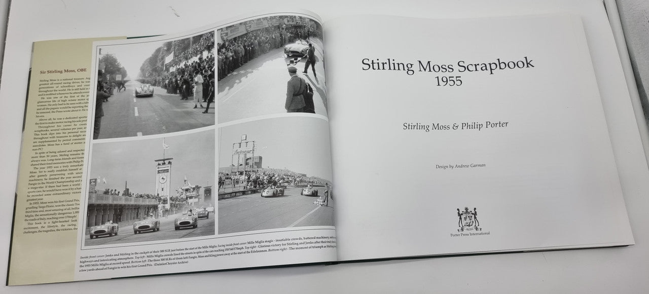 Stirling Moss Scrapbook 1955 (Stirling Moss, Philip Porter, 2005) (9780955006807)
