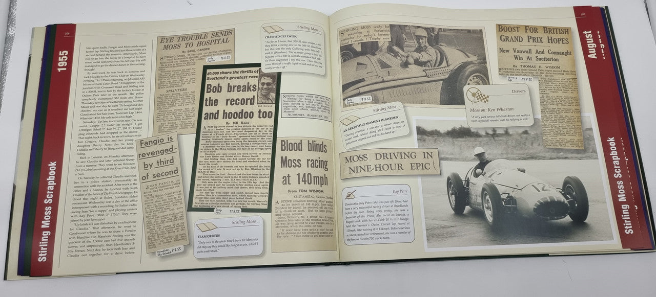 Stirling Moss Scrapbook 1955 (Stirling Moss, Philip Porter, 2005) (9780955006807)