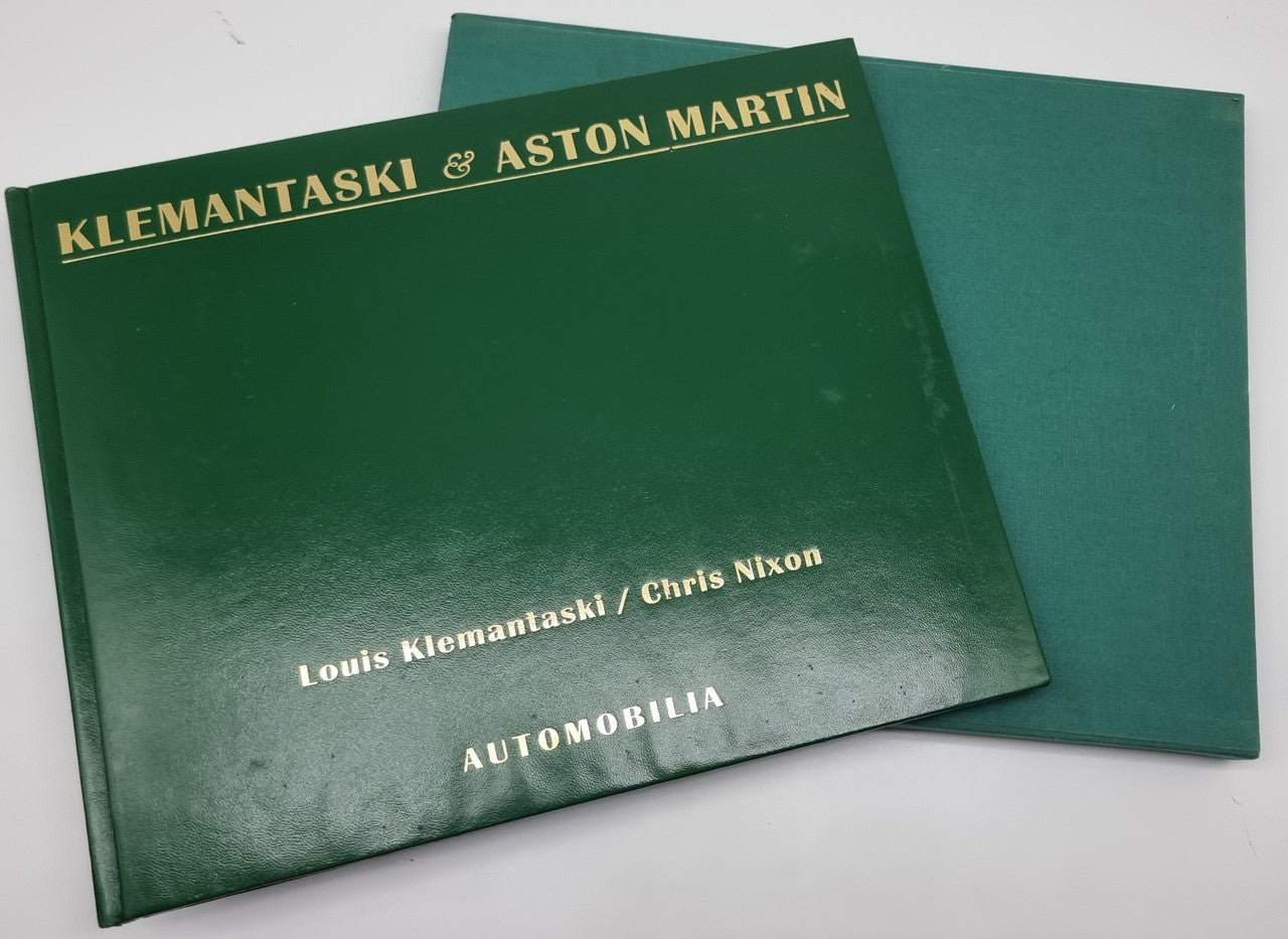 Klemantaski & Aston Martin (Leatherbound in Slipcase signed by Louis Klemantaski and Chris Nixon, 1998)