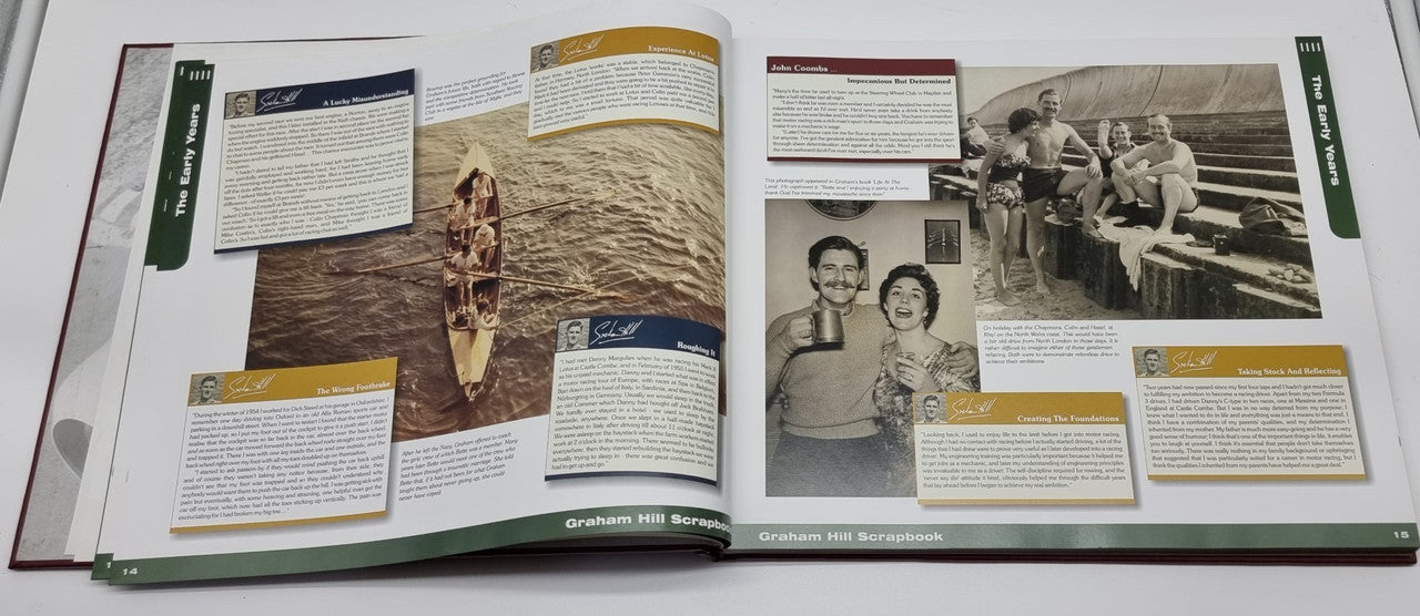 Graham Hill Scrapbook 1929 - 1966 Scrapbook (Leather Bound 2007, Phillip Porter) (9780955006876)