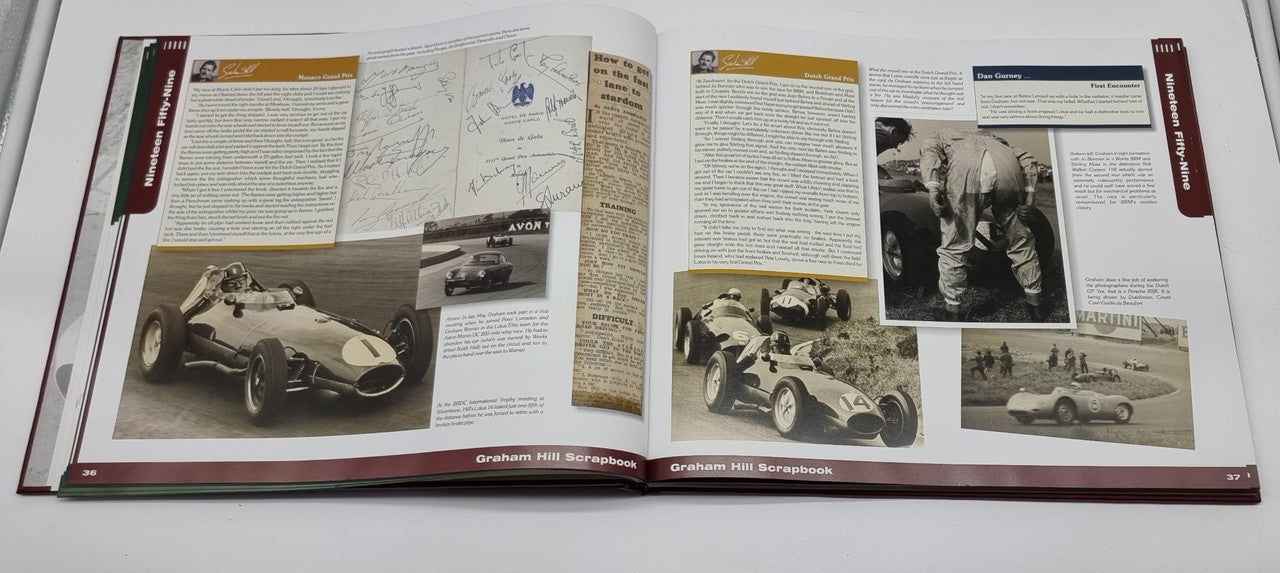 Graham Hill Scrapbook 1929 - 1966 Scrapbook (Leather Bound 2007, Phillip Porter) (9780955006876)