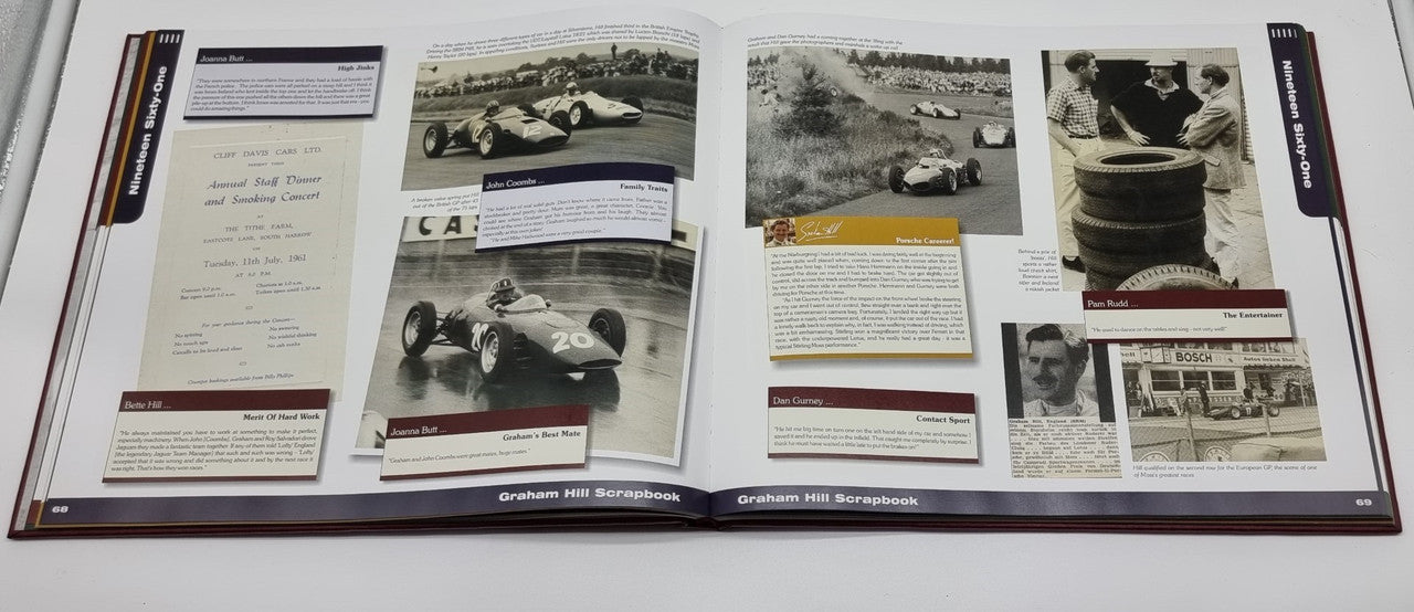 Graham Hill Scrapbook 1929 - 1966 Scrapbook (Leather Bound 2007, Phillip Porter) (9780955006876)