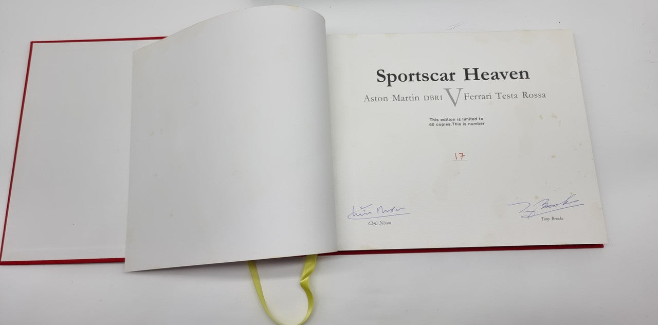 Sportscar Heaven - Aston Martin DB1 vs. Ferrari Testa Rossa - The Battle for the World Championship (Limited Edition, signed by Tony Brooks and Chris Nixon)