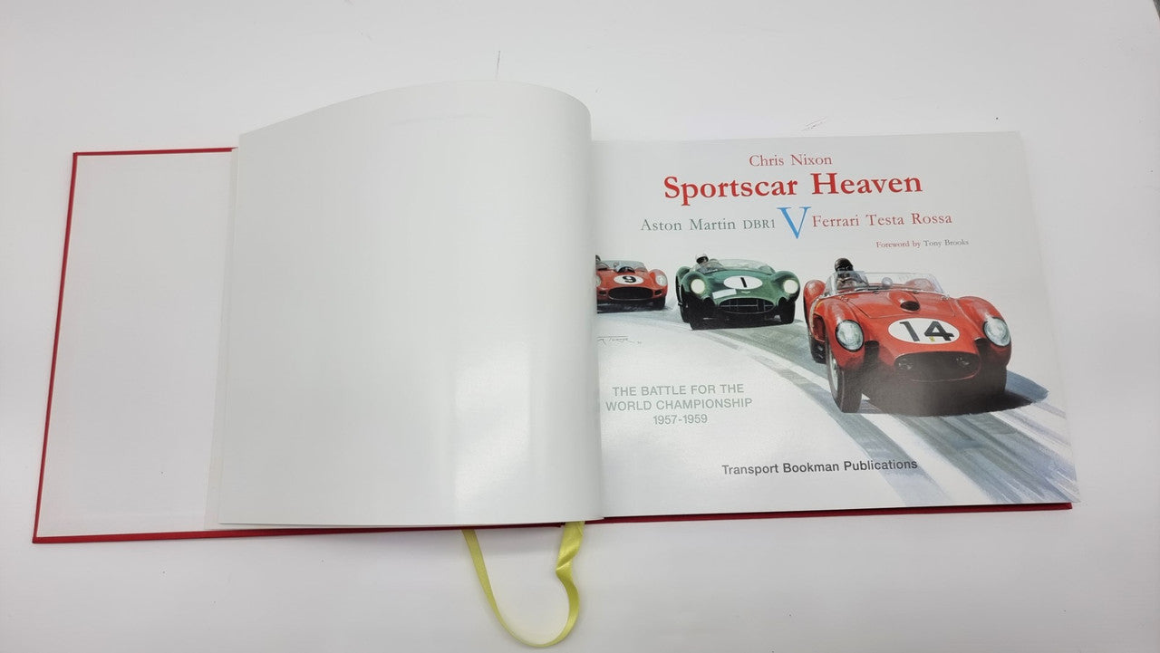 Sportscar Heaven - Aston Martin DB1 vs. Ferrari Testa Rossa - The Battle for the World Championship (Limited Edition, signed by Tony Brooks and Chris Nixon)