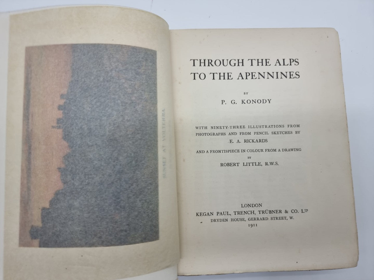 Through The Alps to the Apennines (P.G. Konody,  1911)