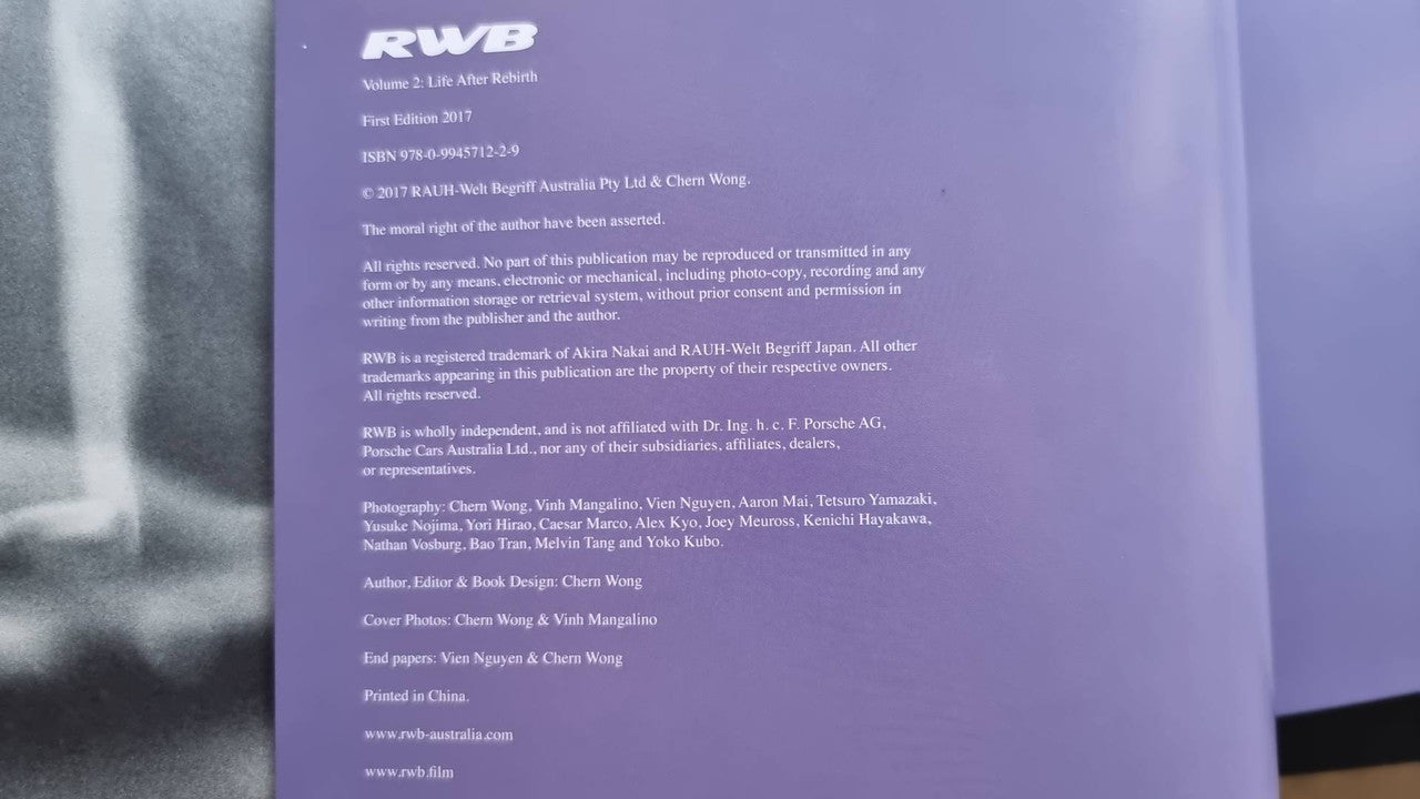 RWB Volume 2 - Life After Rebirth (Chern Wong and RWB Australia, Cloth Cover)