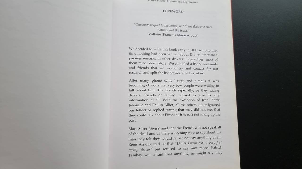 Book forward page with centered heading and paragraph text.
