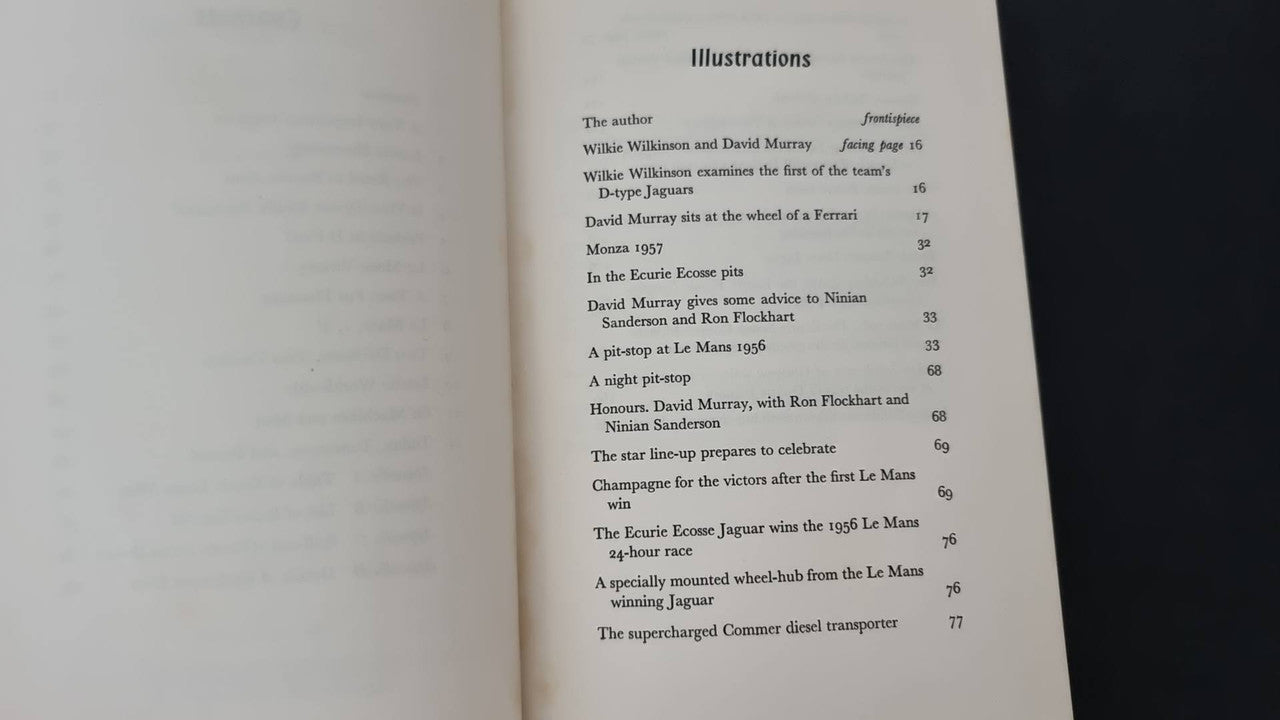 Open book showing “Illustrations” page with serif text and section numbers.