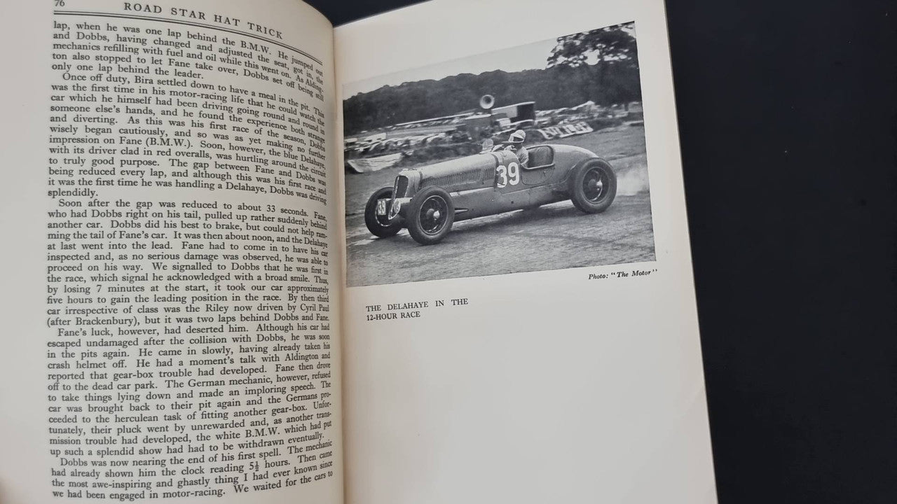 Road Star Hat Trick (Prince Chula Chakrabongse, 1st Edition 1938)