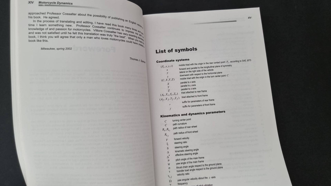 Motorcycle Dynamics (Vittore Cossalter, 2002)