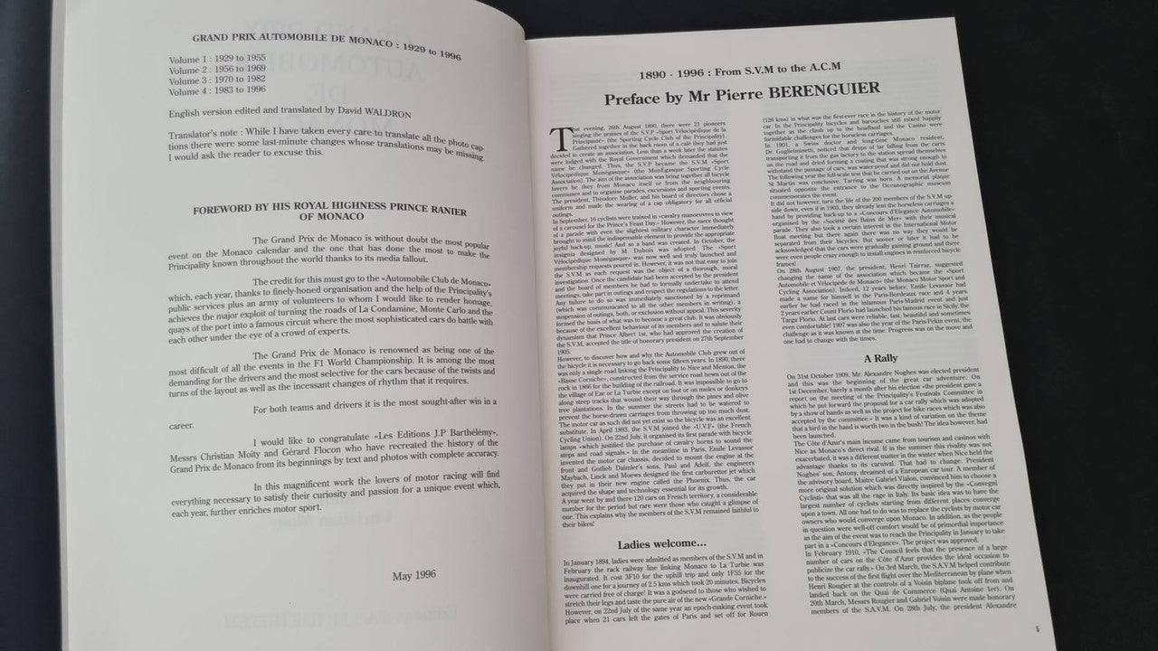 Open book spread showing printed paragraphs on two facing pages