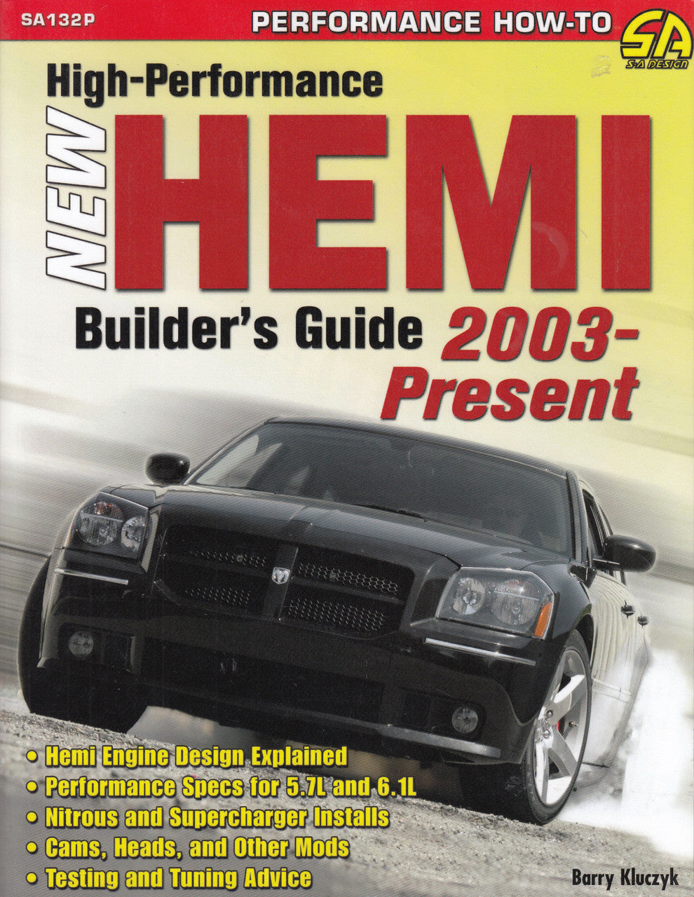 Hemi Builder's Guide 2003–Present performance how-to book with red lettering and car photo