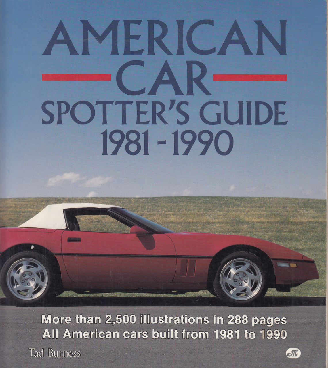Car Spotter’s Guide 1981–1990 front cover with red sports car and title