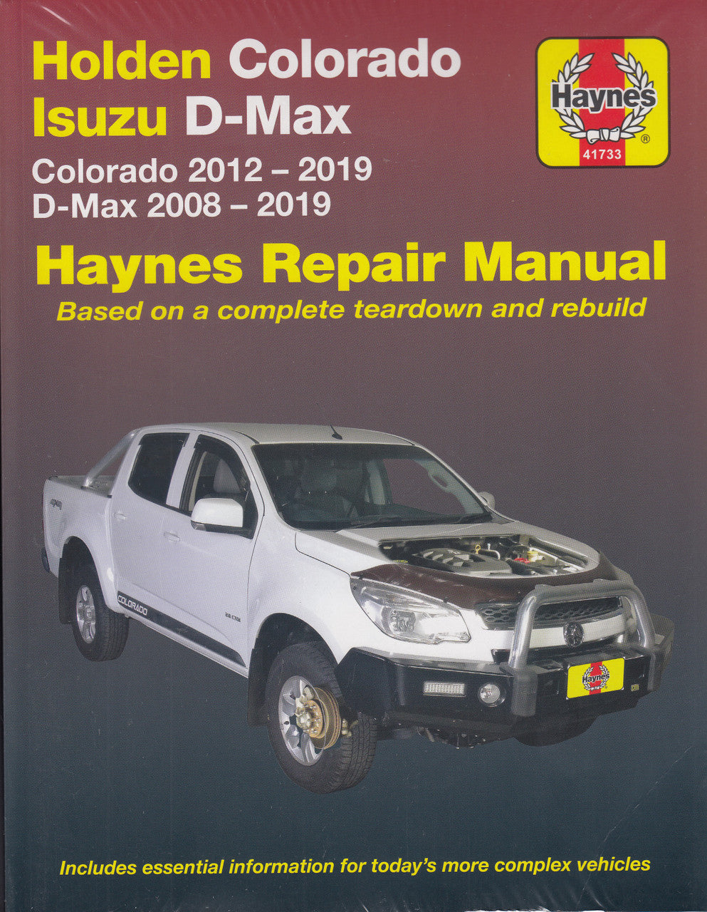 Holden Colorado 2012 - 2019, Isuzu D-Max 2008 - 2019 Workshop Manual (9781620923016)