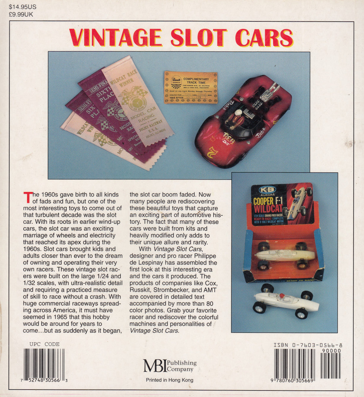Vintage Slot Cars (Philippe de Lespinay, 1999) (9780760305669)
