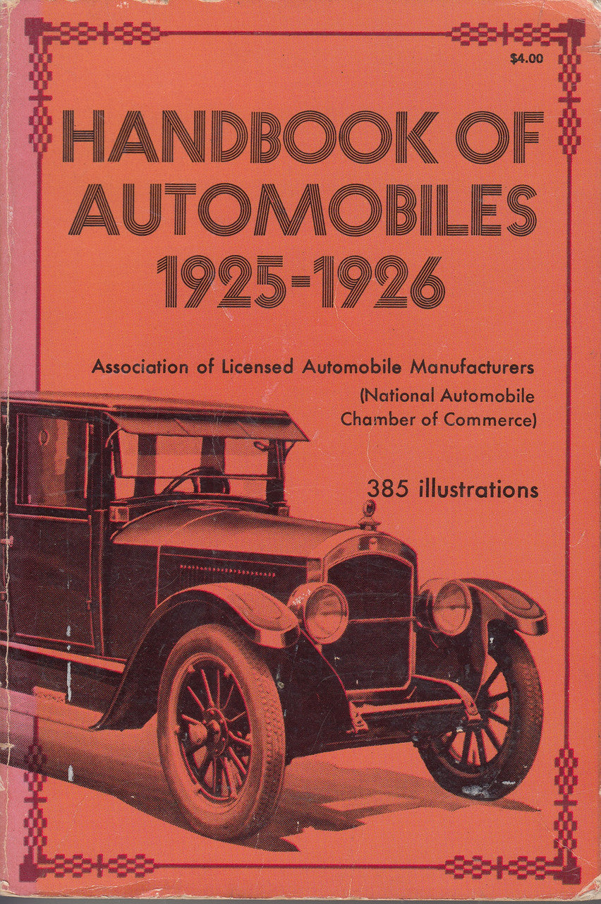 Handbook of Automobiles 1925-1926