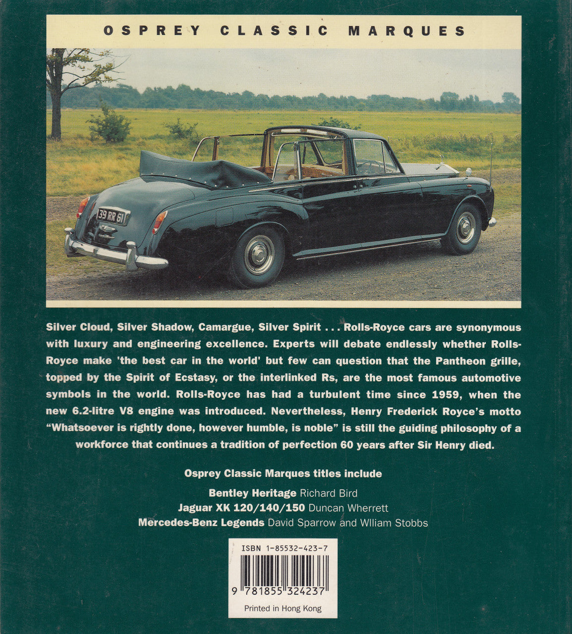 Rolls-Royce V8s - The Modern Era (Ian Adcock, 1994) (9781855324237)