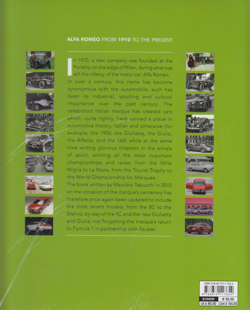 Alfa Romeo - From 1910 to the Present (Updated Edition 2020, Maurizio Tabuchi) (9788879117654)