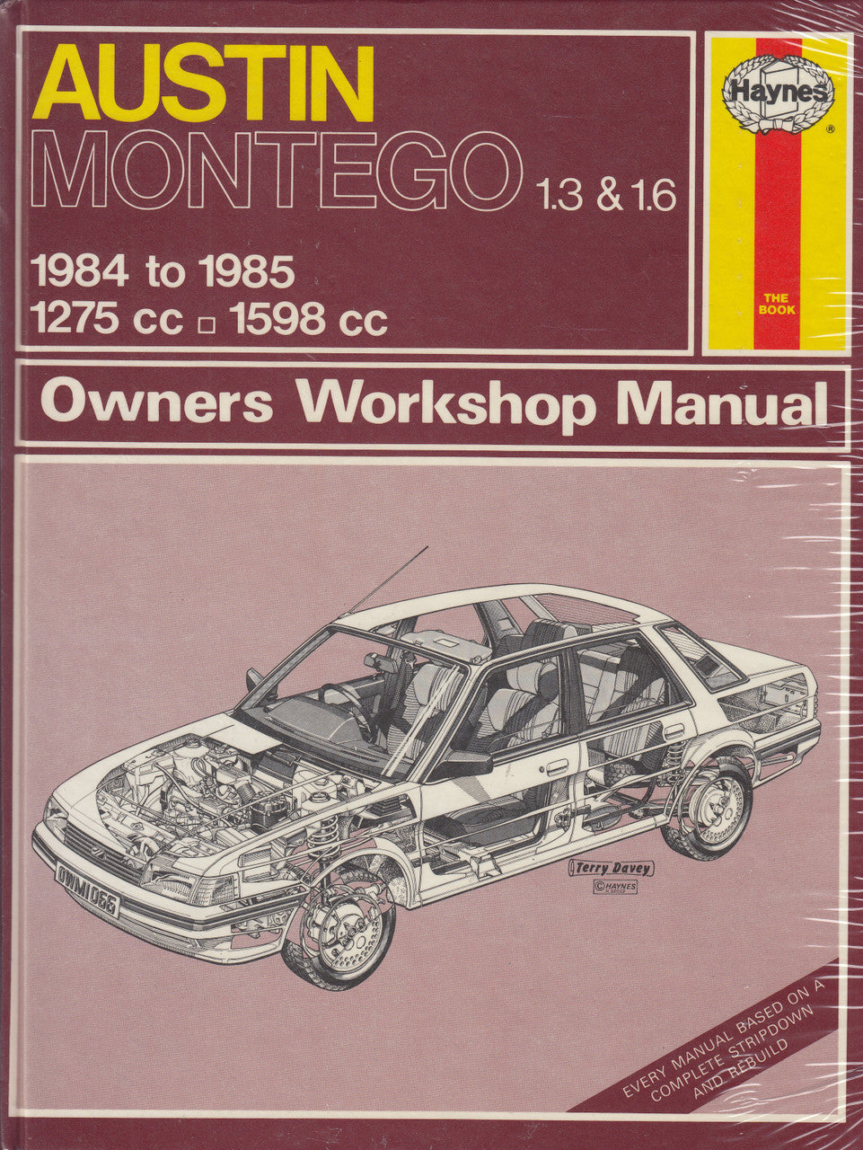 Austin Montego 1.3 1.6L 1984 - 195 Haynes Workshop Manual