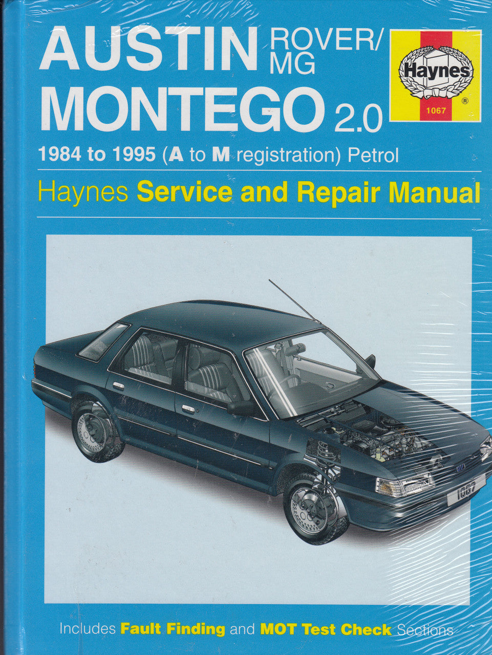 Austin Rover / MG Montego 2.0 1984 - 1995 Haynes Repair Manual (9781859602720)