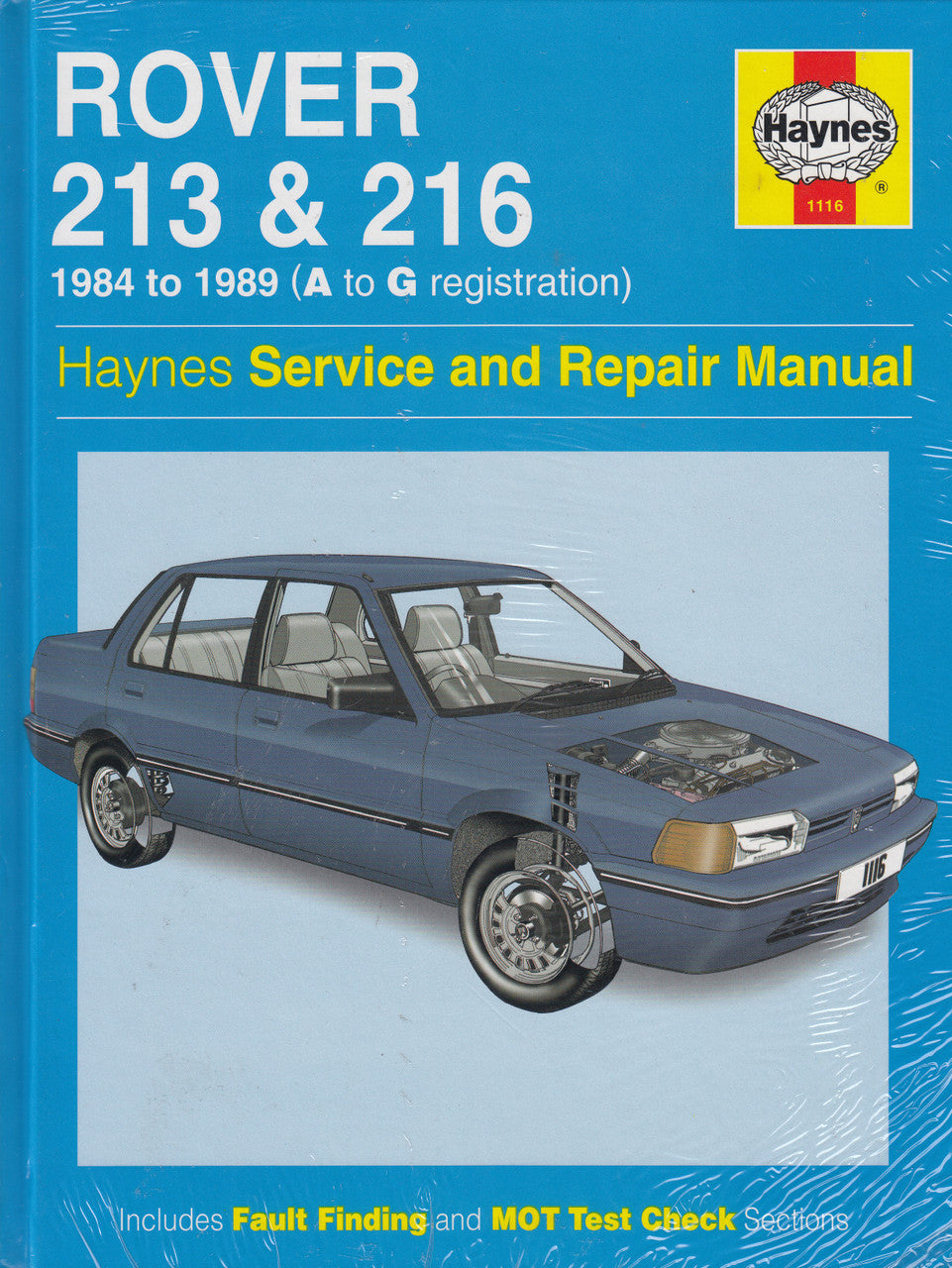 Rover 213 & 216 1984 - 1989 Haynes Repair & Service Manual (9781859602324)