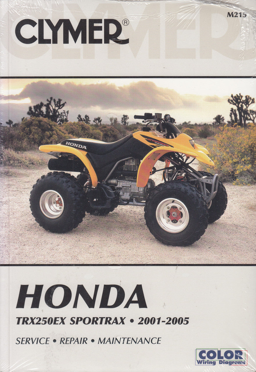 Honda TRX250EX Sportrax 2001-2005 Clymer Repair Manual (9780892879885)