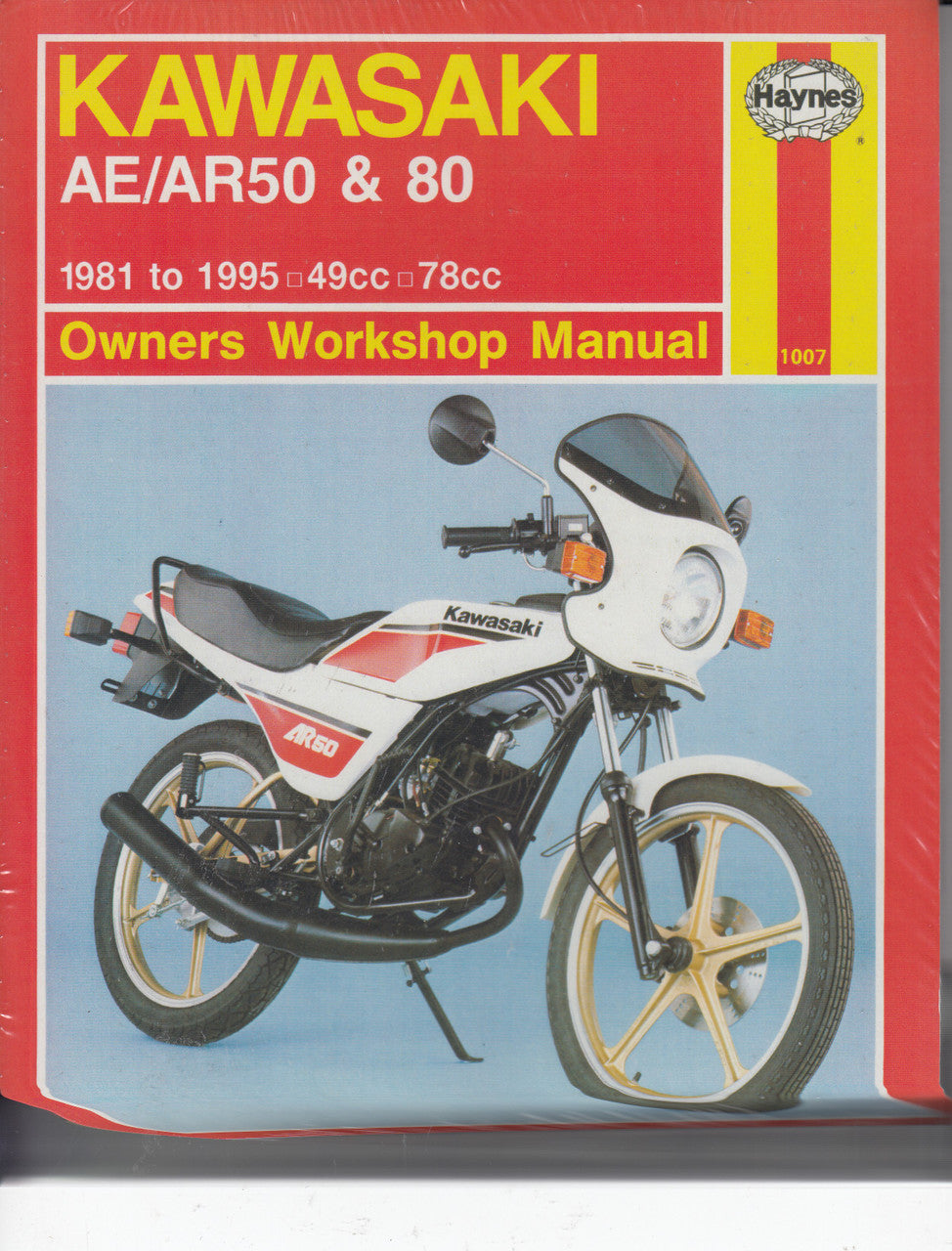 Kawasaki AE50, AR50, AE80, AR80 1981 - 1995 Owners Workshop Manual (9781859601730)