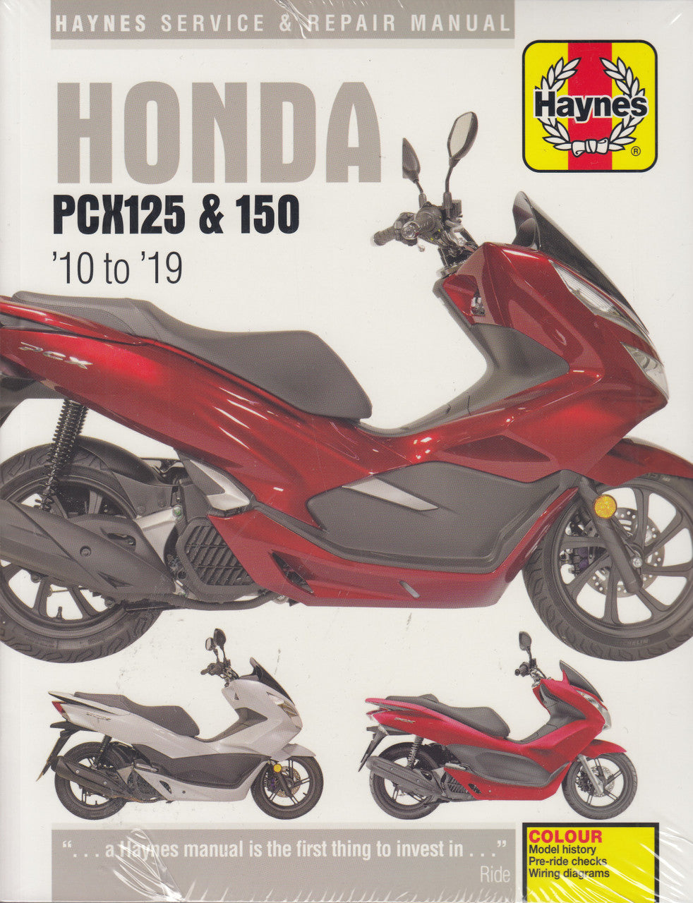 Honda PCX125 & PCX150 WW125 2010 - 2019 Haynes Service & Repair Manual (9781785214479)