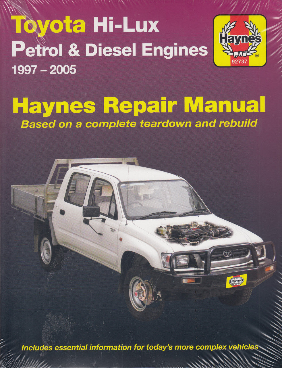 Toyota Hi-lux Petrol & Diesel (2.0, 2.7, 3.4 & 3.0L ) 1997 - 2005 Haynes Workshop Manual