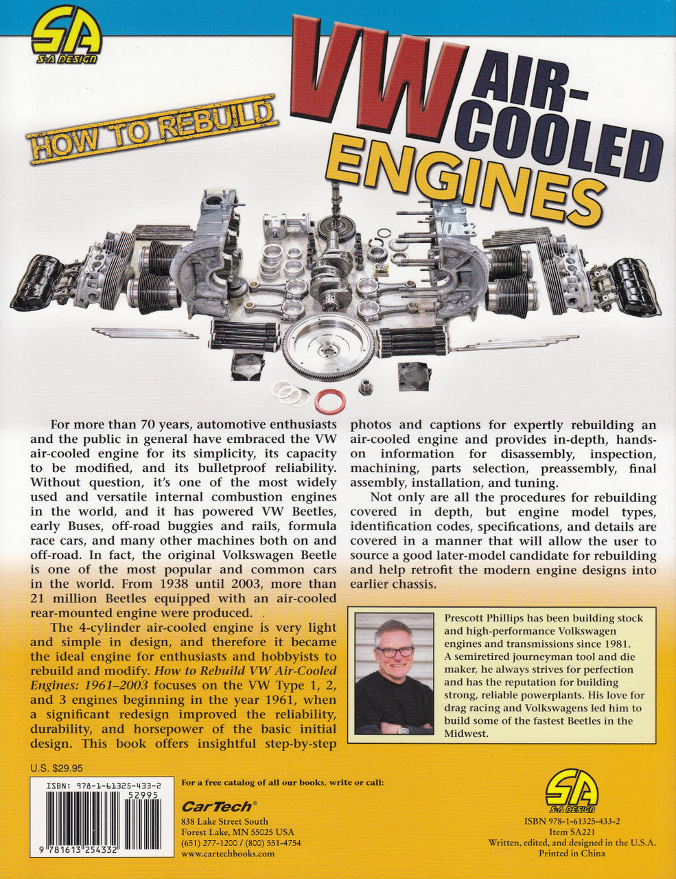 How to Rebuild VW Air-Cooled Engines: 1961-2003 (9781613254332)