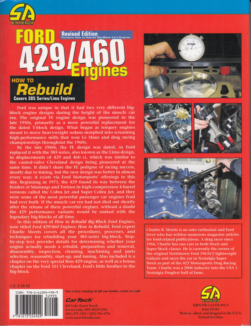 Ford 429/460 Engines How to Rebuild (Charles Morris, Revised Edition) (9781613254929
