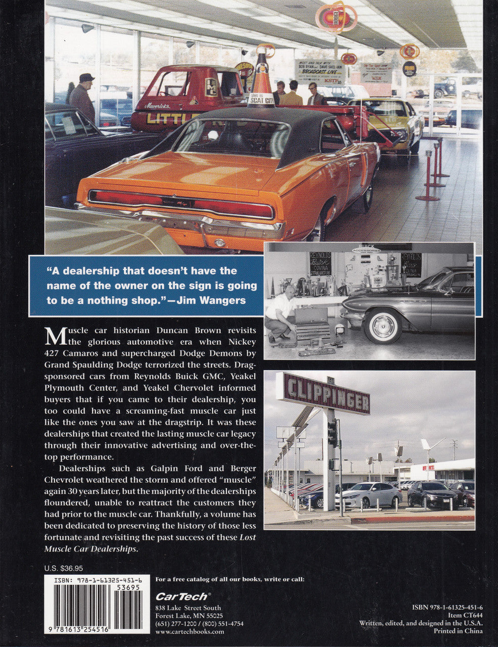 Lost Muscle Car Dealerships - The Rise & Fall of America's Greatest High-Performance Automobile Dealers (Duncan Brown) (9781613254516)
