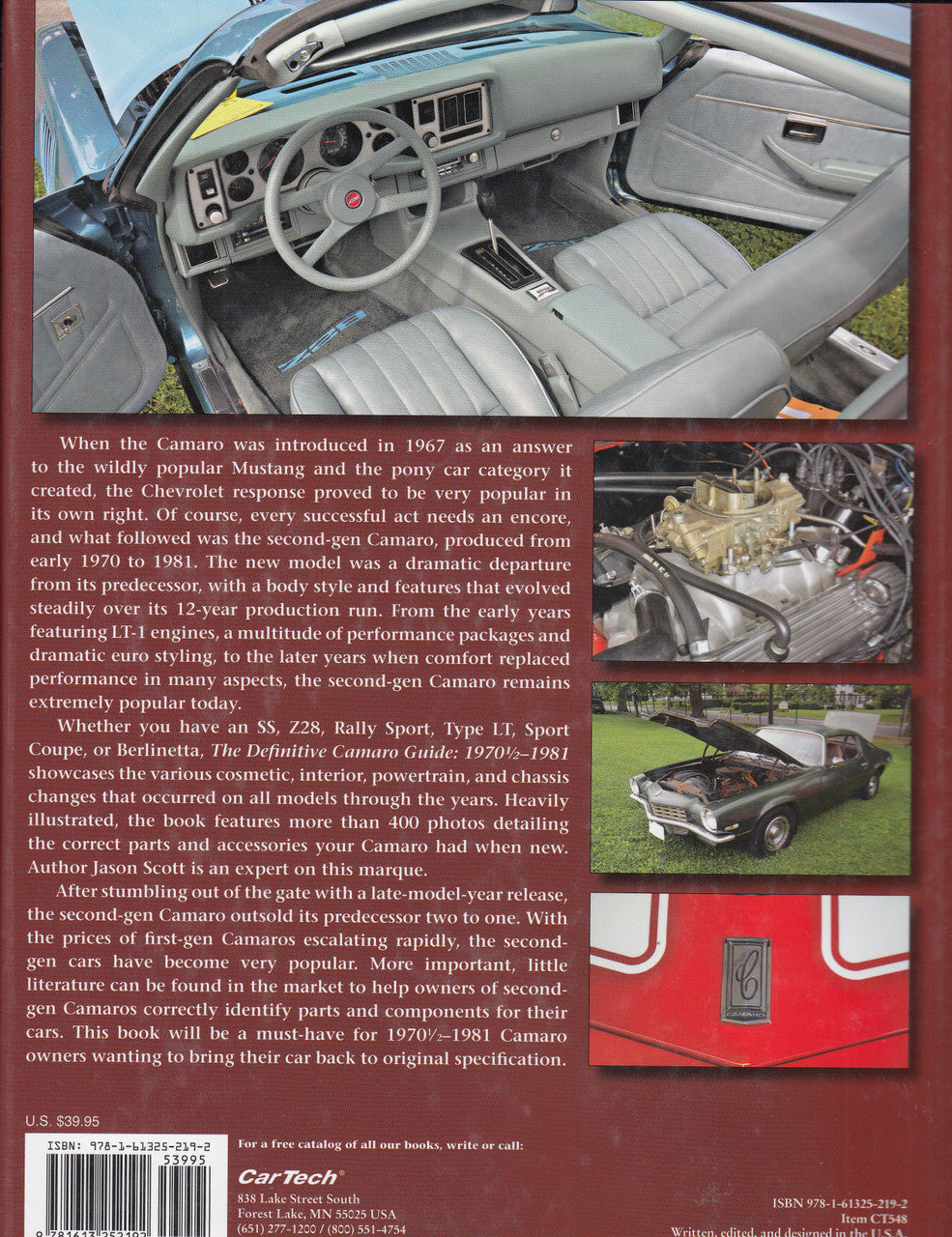The Definitive Camaro Guide: 1970 1/2 - 1981 (Jason Scott) (9781613252192)