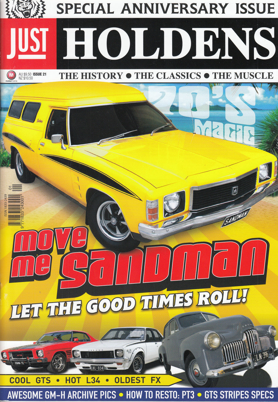 JUST HOLDENS Issue 35 - AUSSIE HERO - Last of the great Aussie Holdens - the best! Magazine