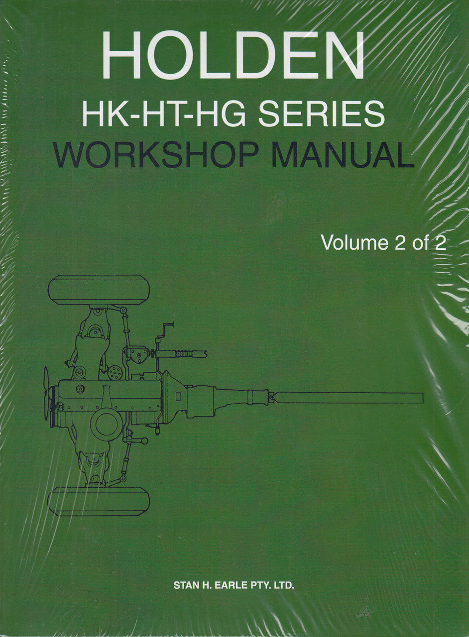 Holden HK HT HG Factory Repair Manual (2 volumes)