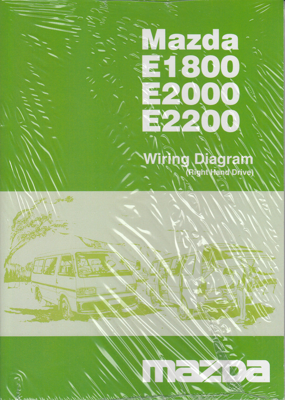 Mazda E1500, E2000, E2200 Wiring Diagram (Right Hand Drive) (50371084A)