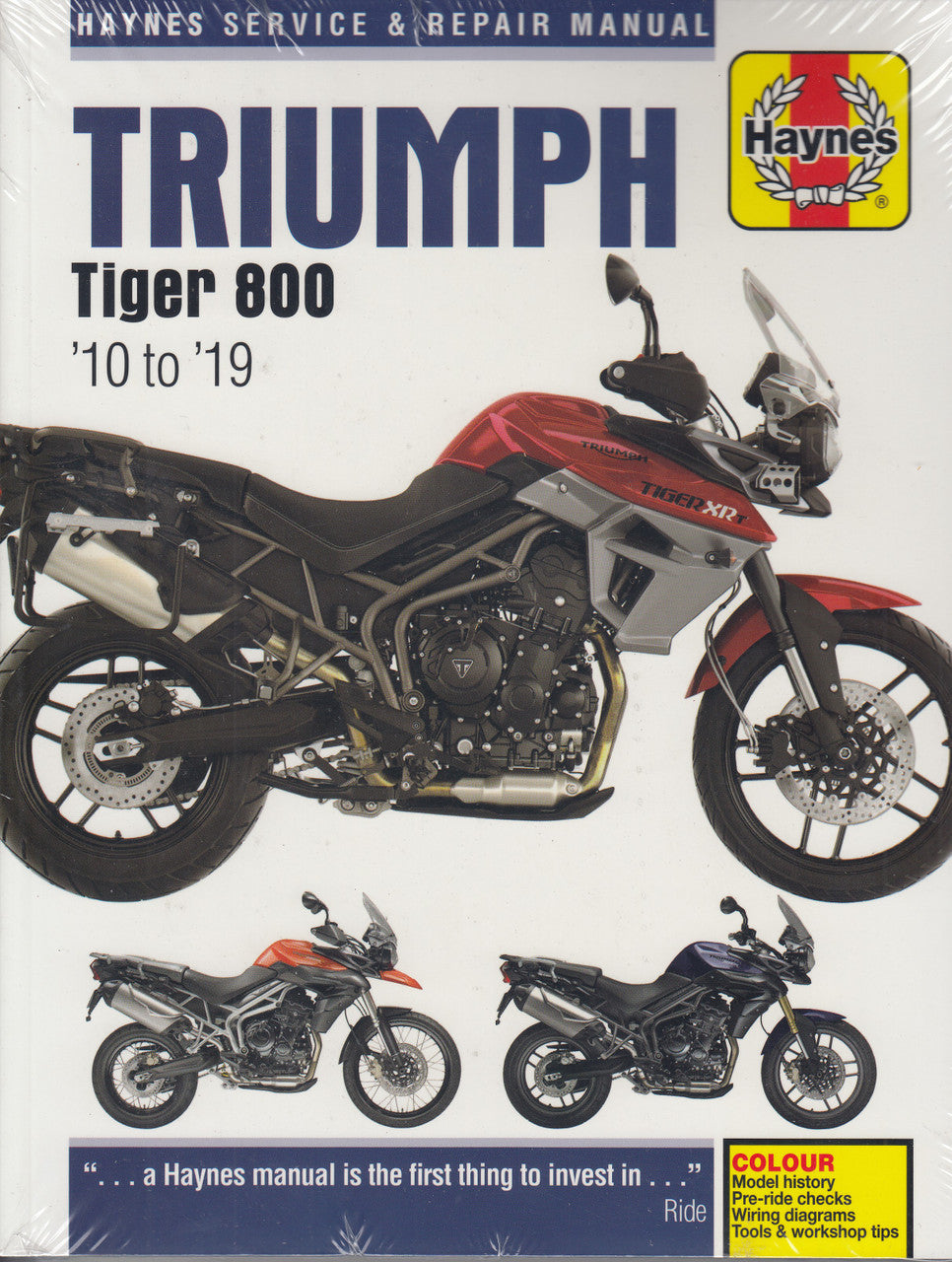 Triumph Tiger 800 2010 - 2019 Workshop Manual (9780857337528)