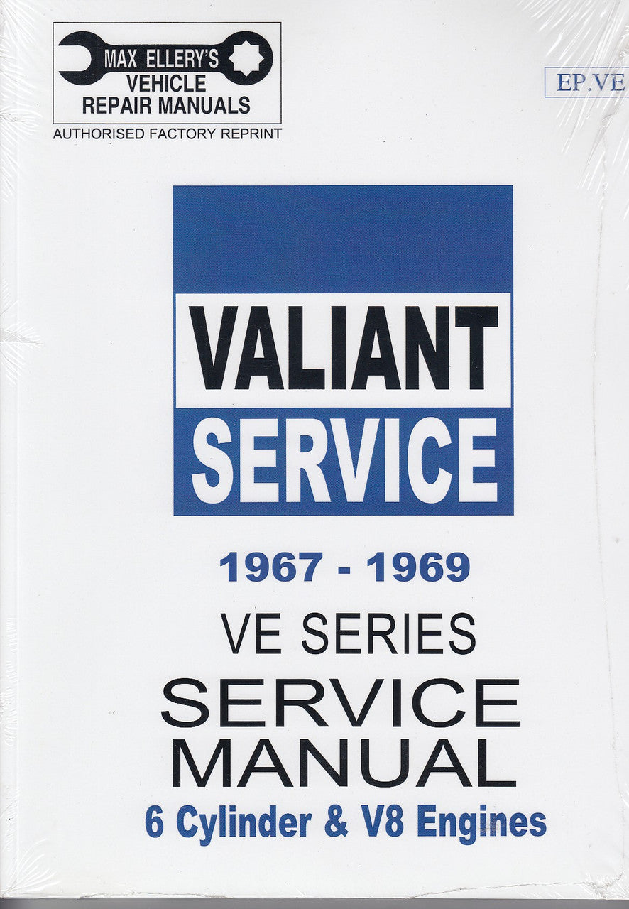 Valiant VE 1967 - 1969 Workshop Manual (9781876257057)